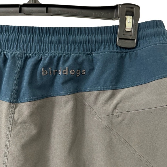 Birddogs Blue and Grey Shorts Lined Men’s Large Long - Picture 2 of 5
